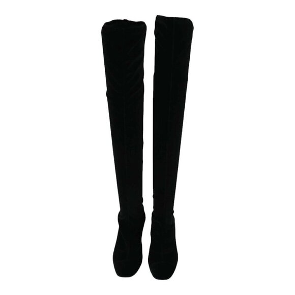 Giuseppe Zanotti Velvet Over the Knee Boots - Picture 4 of 9